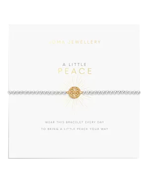 A Little Peace Bracelet in Silver & Gold