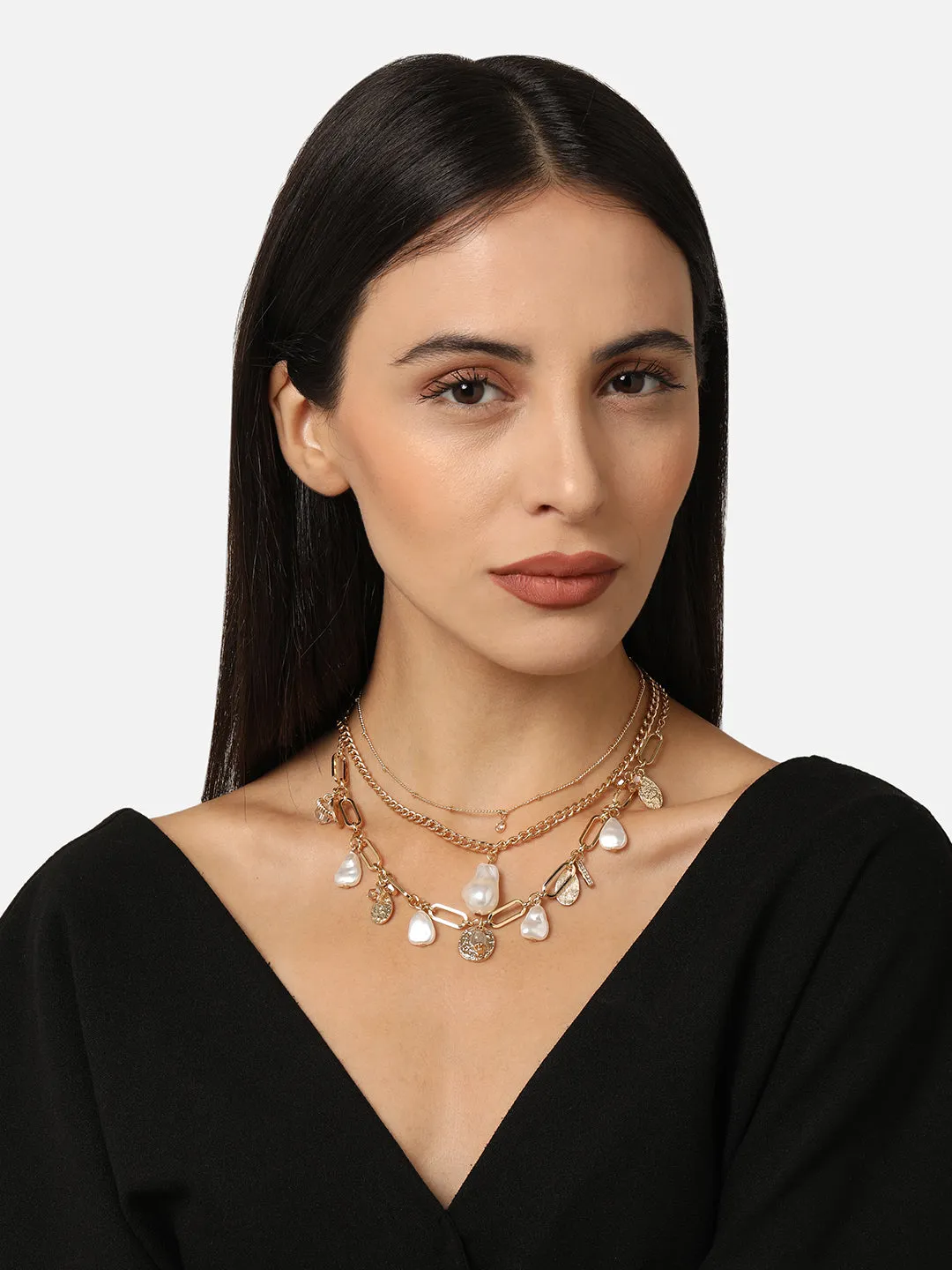 Accessorize London Women's Faux Pearl Necklace