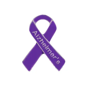 Alzheimer's Awareness Ribbon Pins