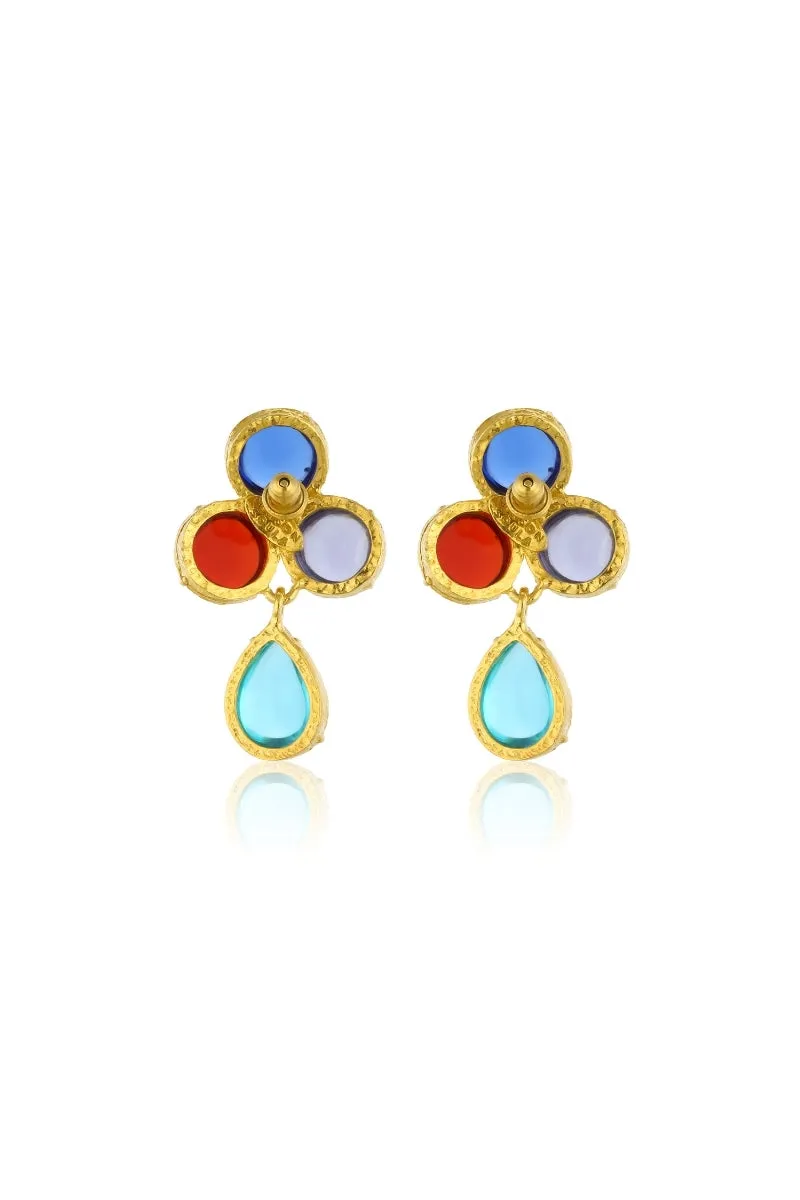 AQUA EARRINGS IN MULTICOLOR