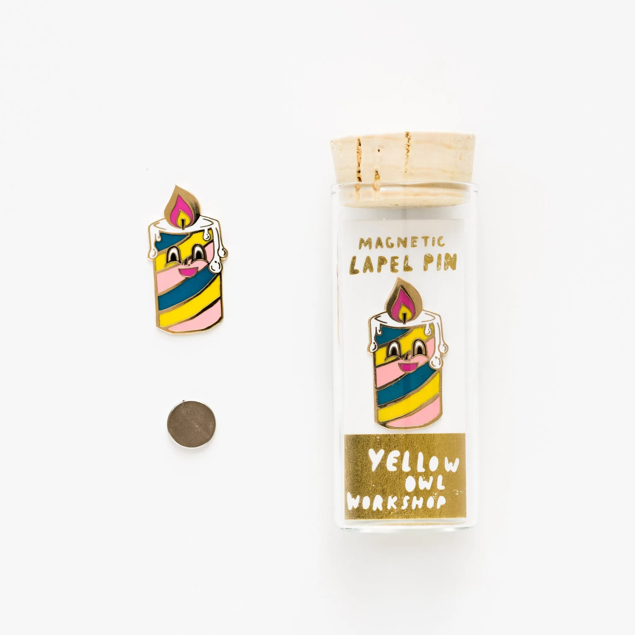 Birthday Candle Lapel Pin