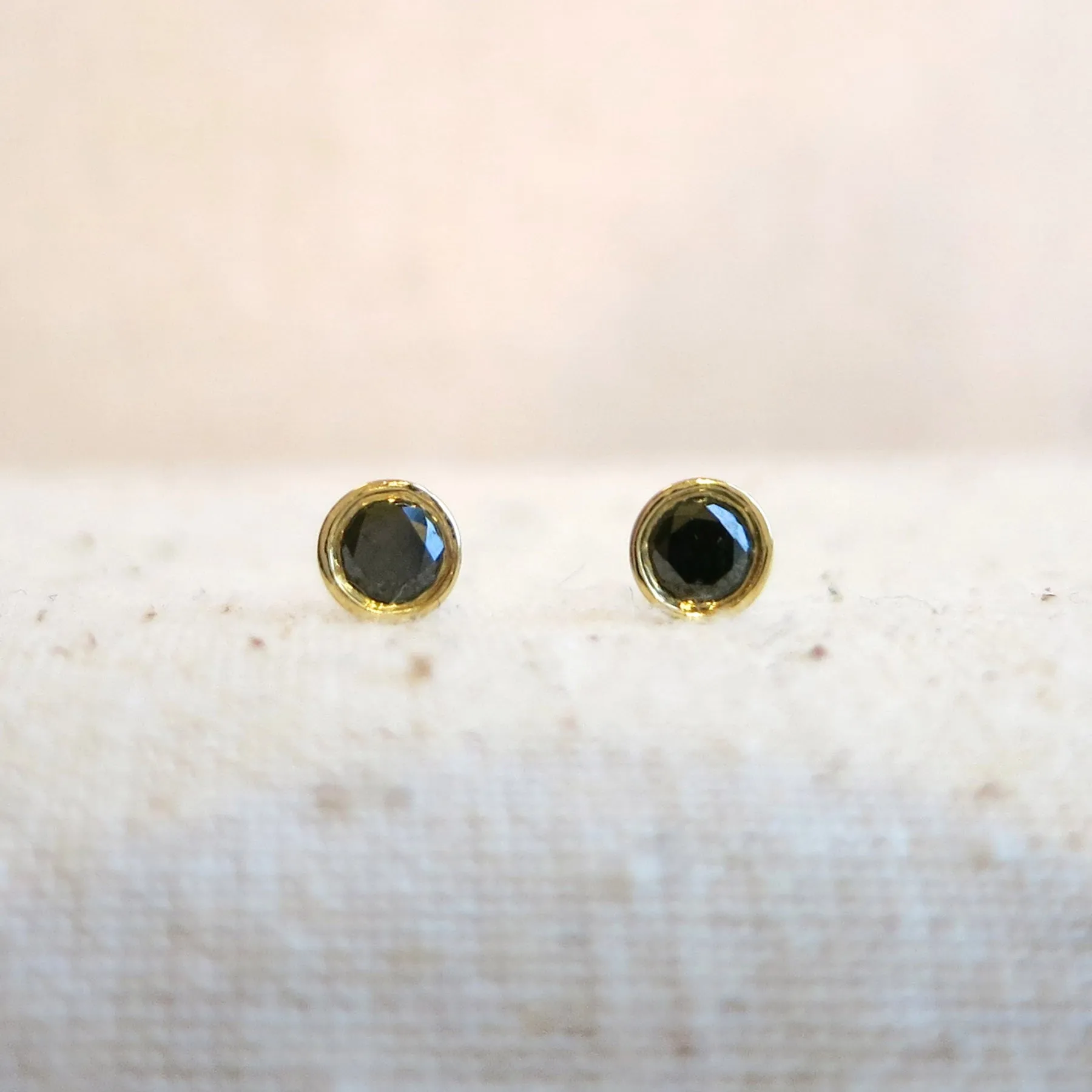 Black Diamond Studs | .10ct