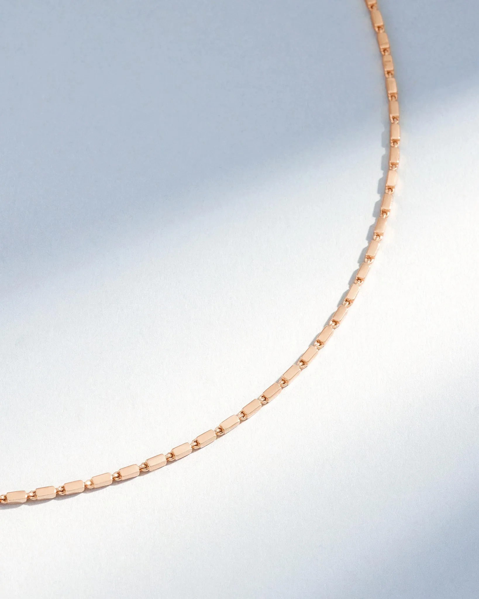 Block-Chain Thin Necklace