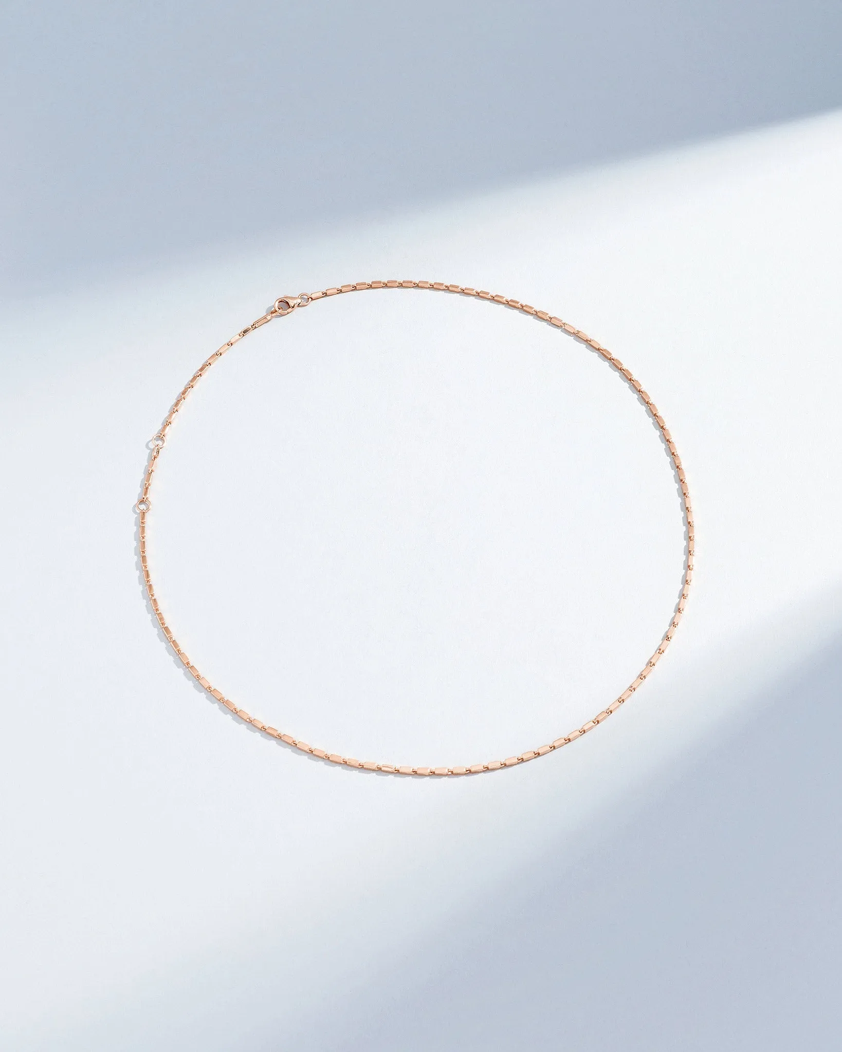 Block-Chain Thin Necklace