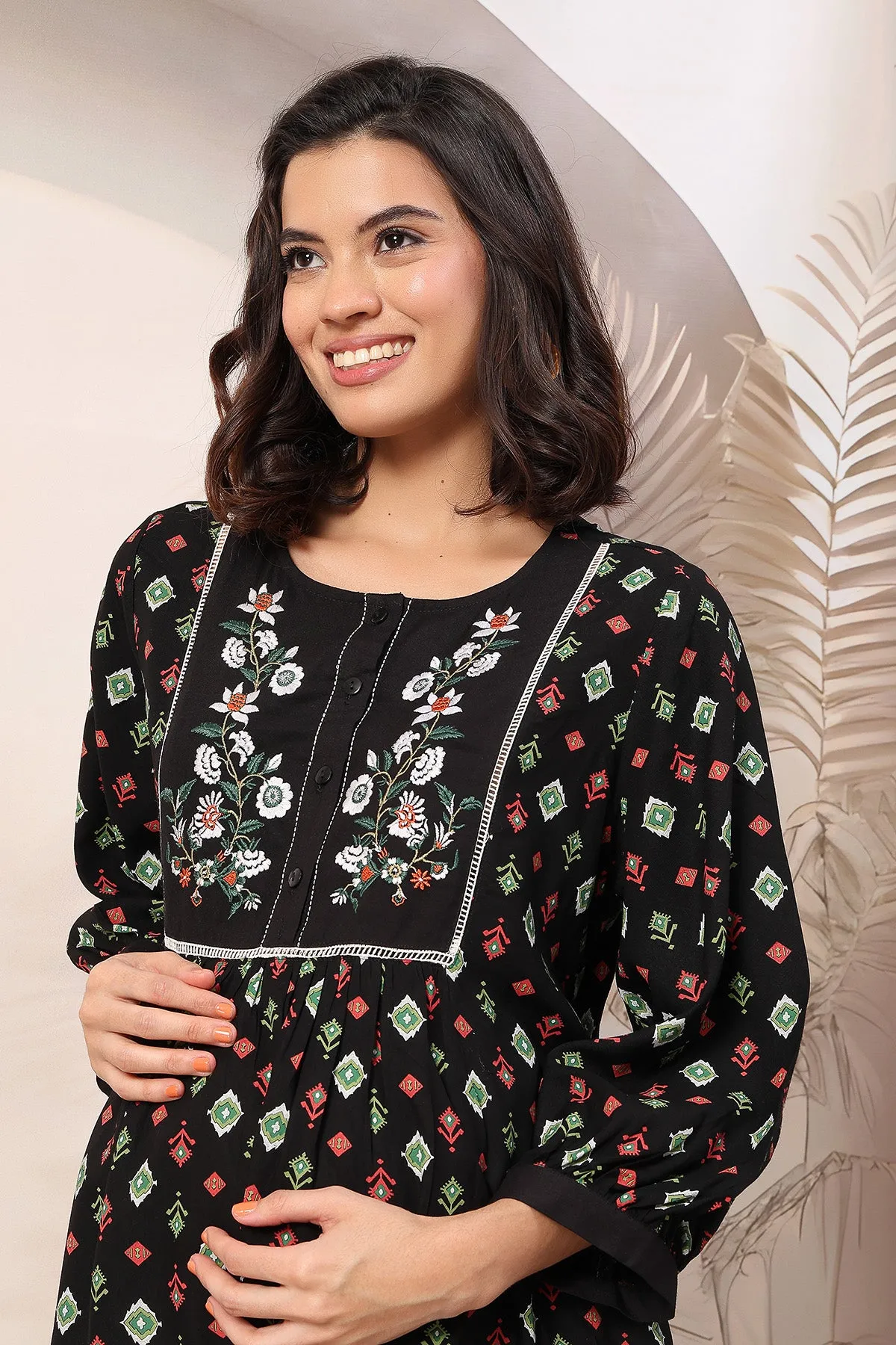 Bloom and Ease Zipless Feeding Maternity Top