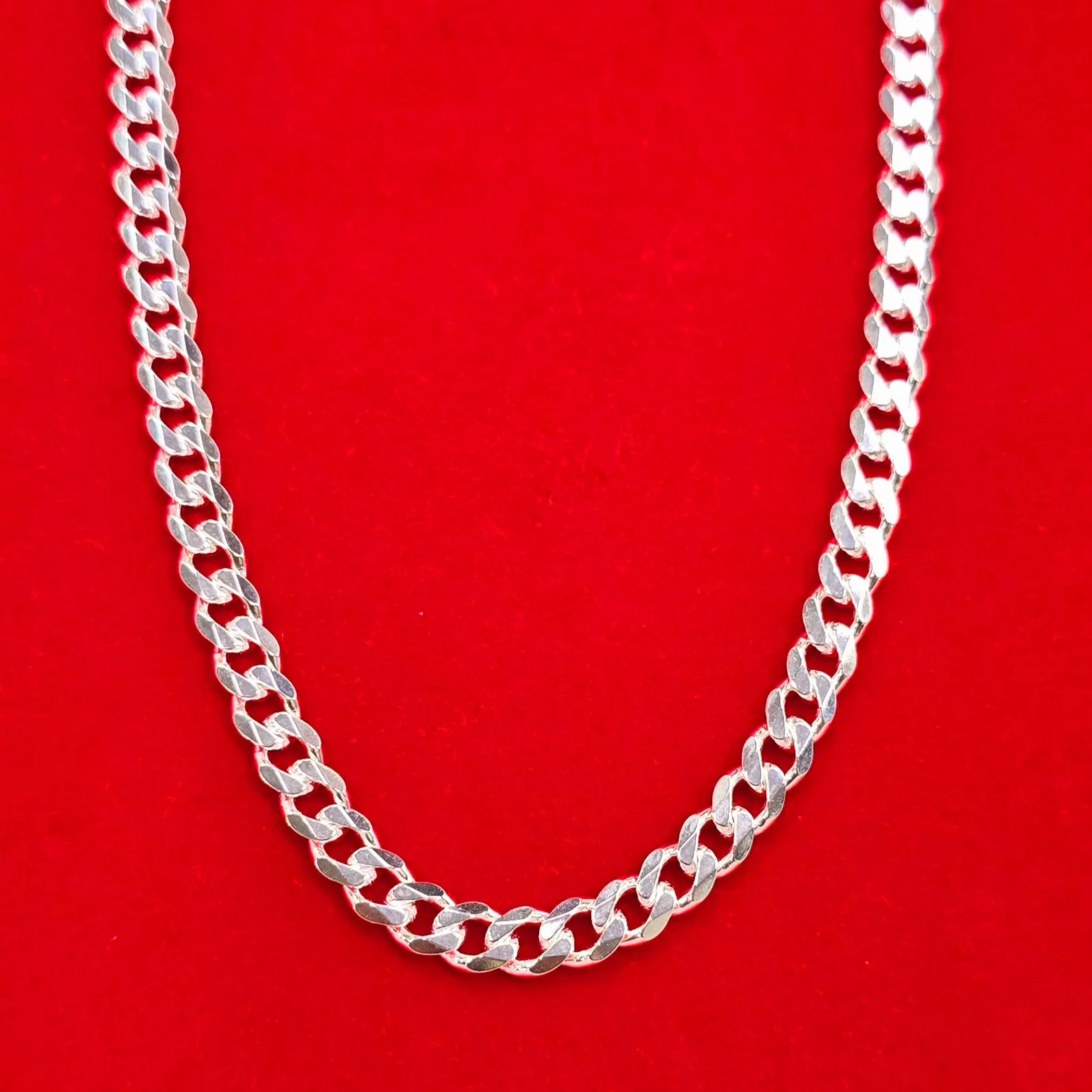 CA279 Cuban Curb Chain Necklace L180 -6.5mm