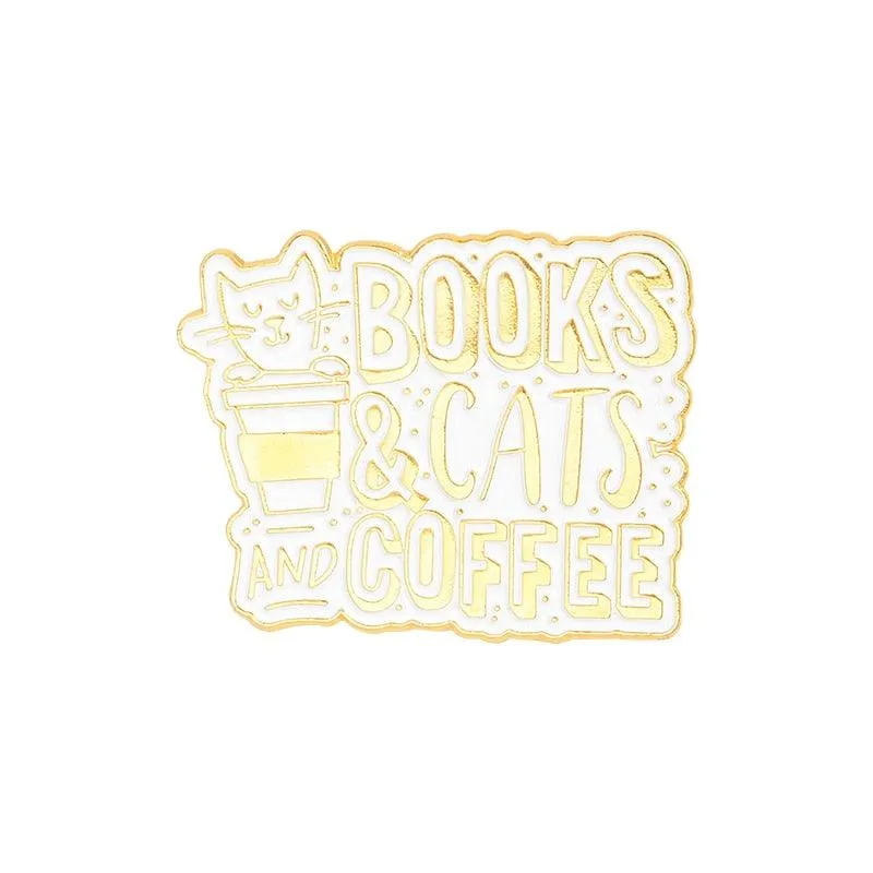 Caffeine Cats Enamel Pin