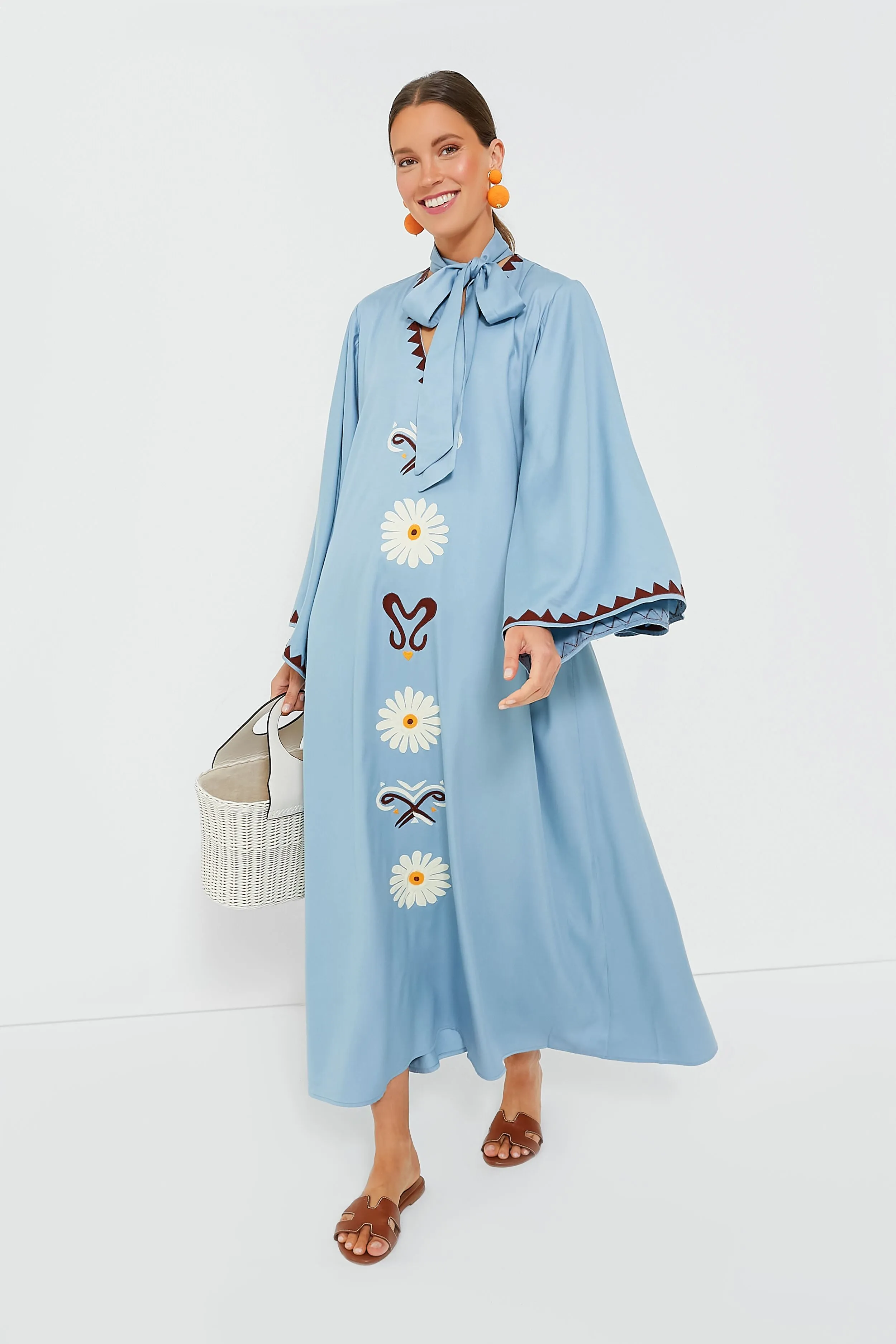 Cloud Blue Lena Kaftan