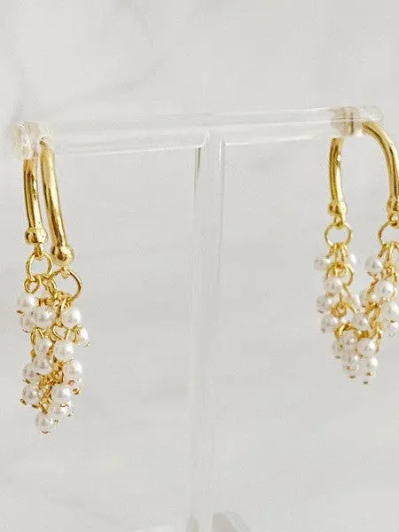 Continuous Sparkle Wrap Earrings