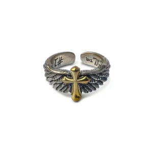 Cross pattern ring