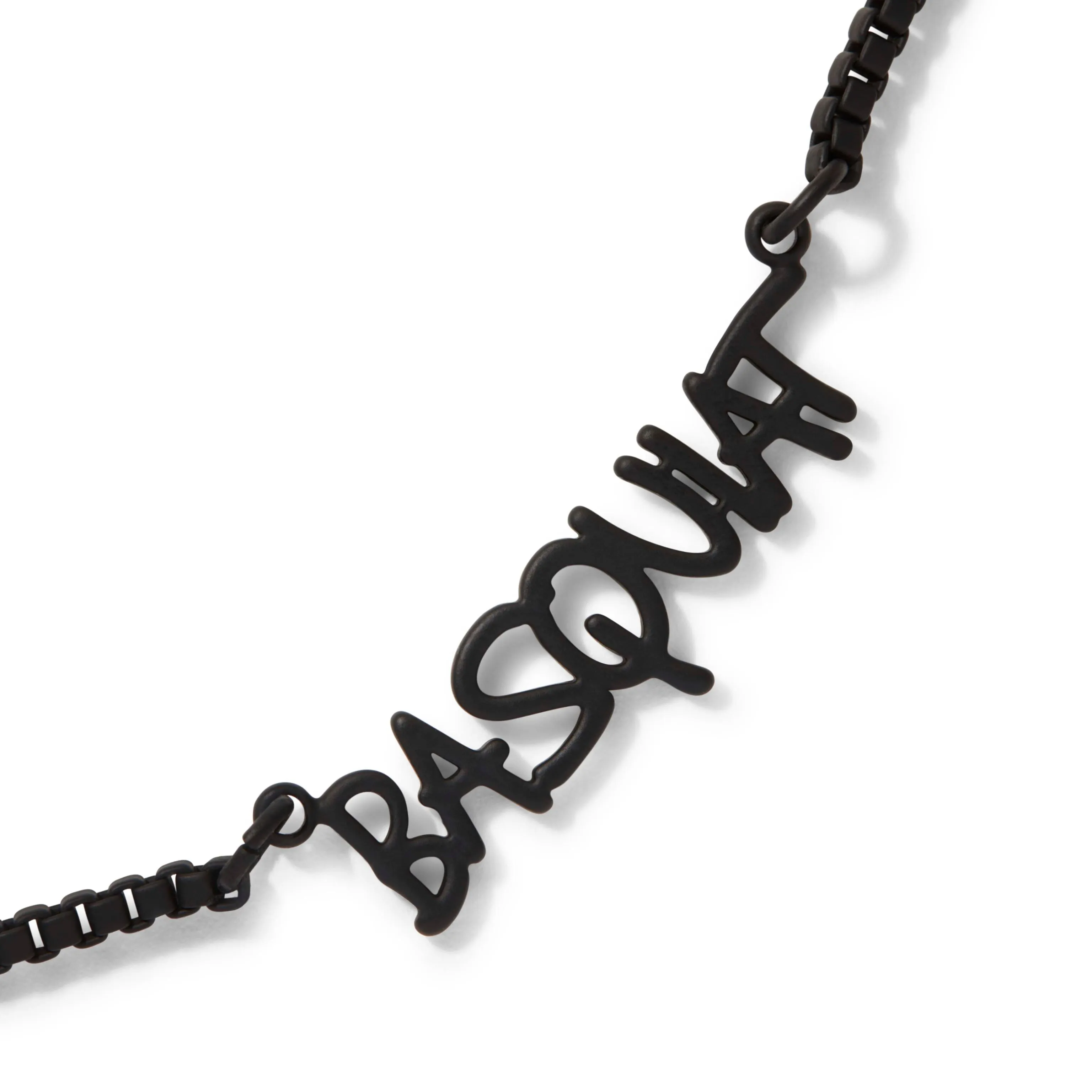 Crystal Haze x Basquiat Silver-Plated Name Necklace