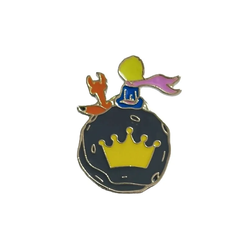 Cute Cartoon Character Alloy Enamel Couple Brooches