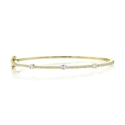 Diamond Marquise Bangle