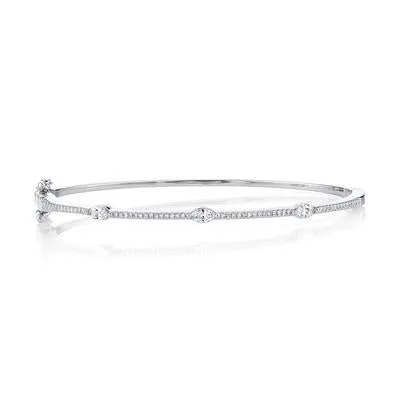 Diamond Marquise Bangle