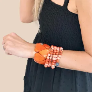 ECO CHIC TAGUA NUT SPIRAL BRACELETS