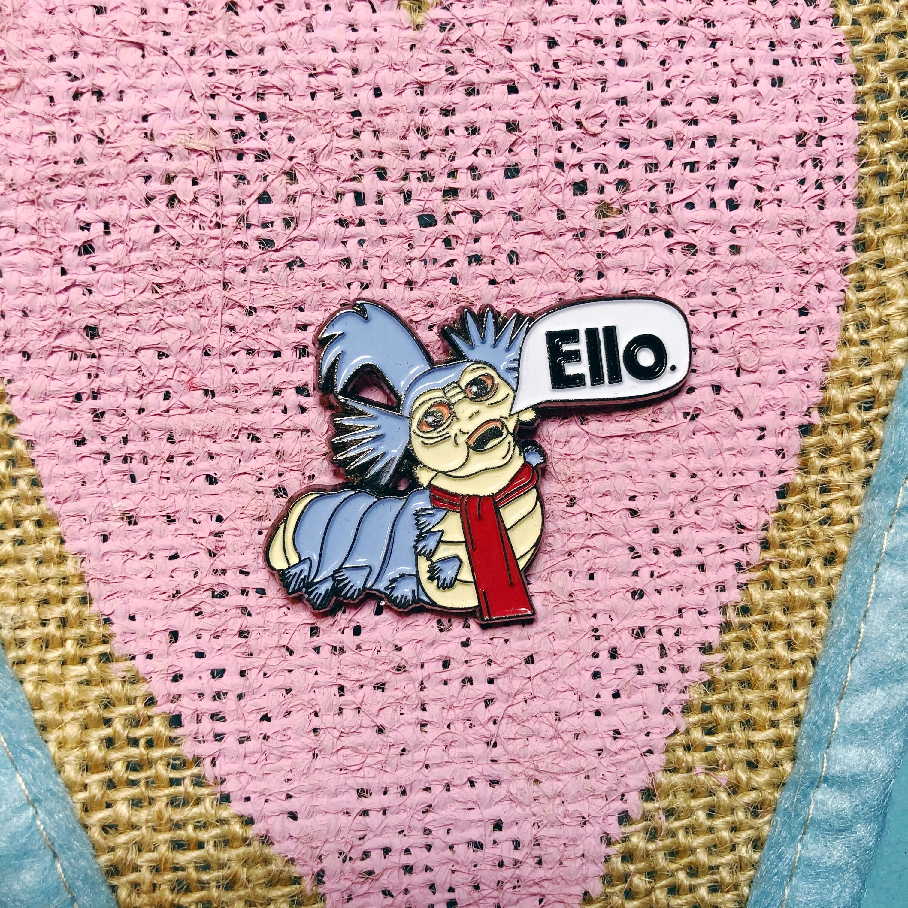 Ello Worm Enamel Pin