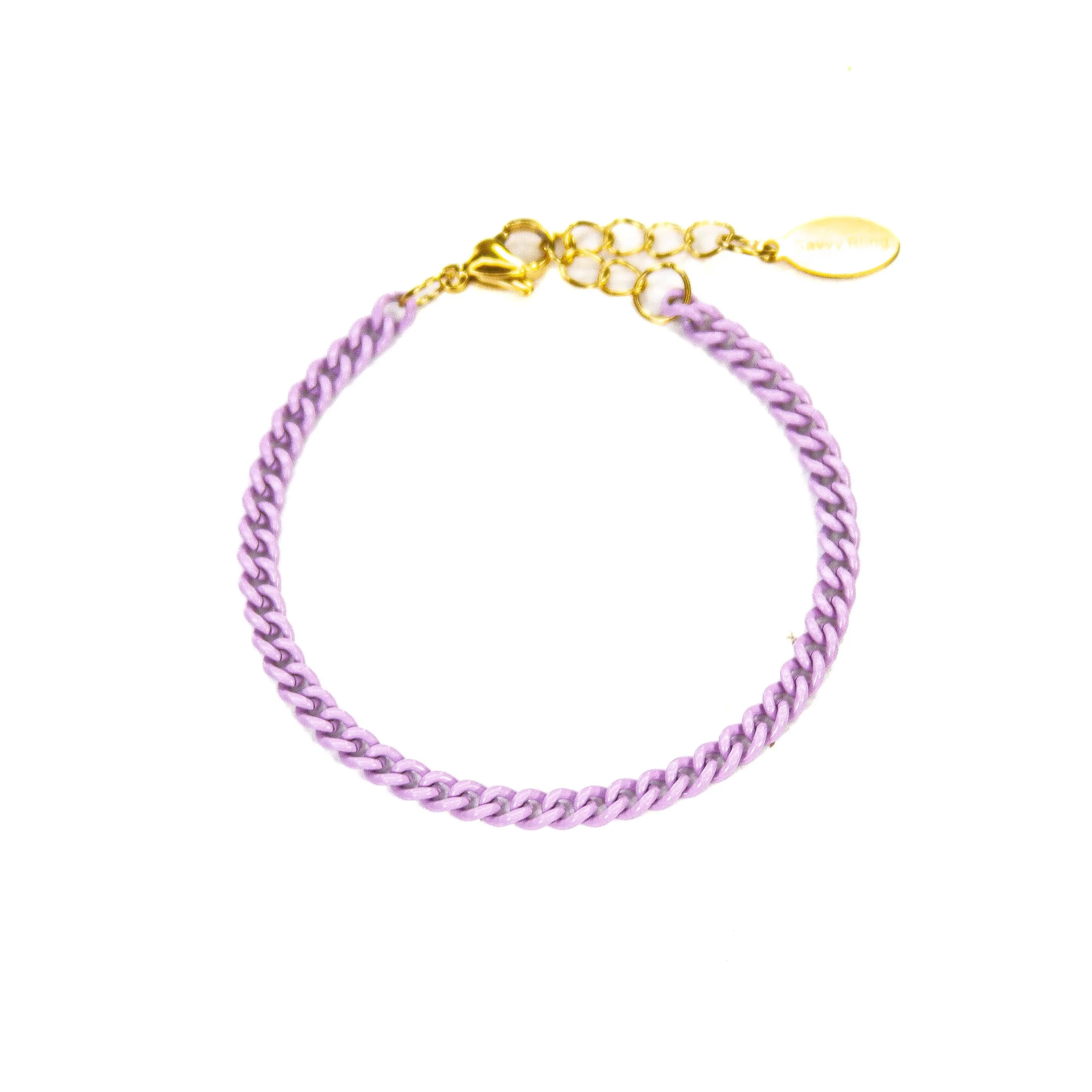 Enamel 16  Colors Curb chain link bracelet