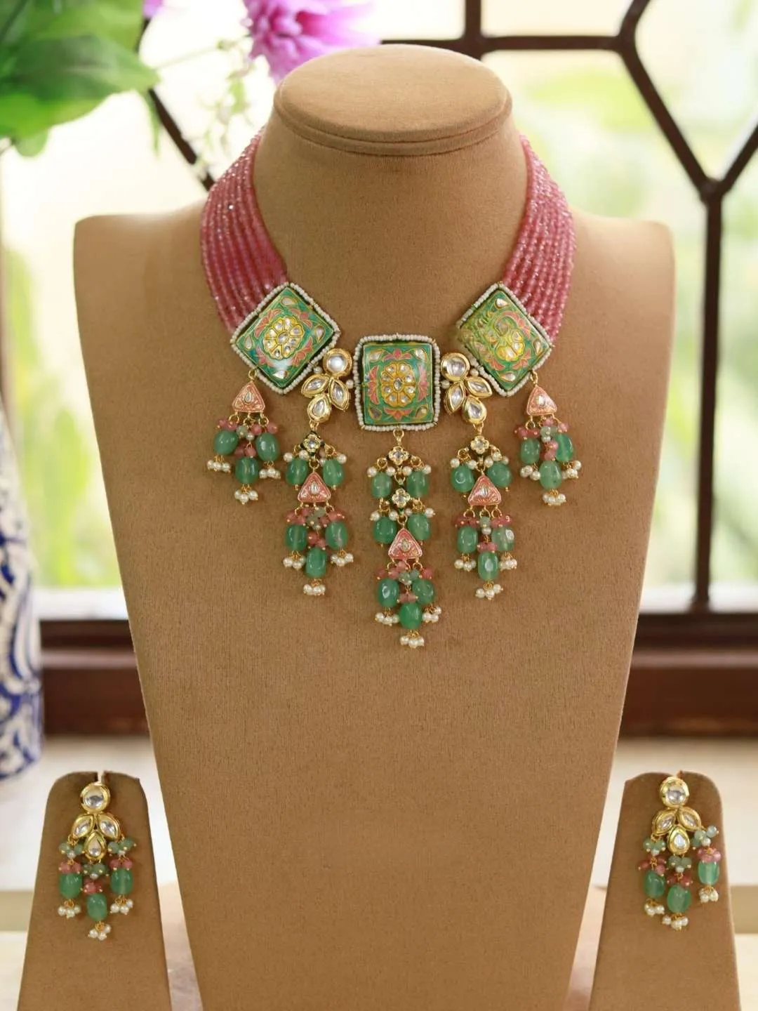 Enchanting Rajasthani Delight Choker Necklace