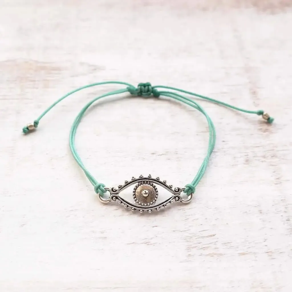 Evil Eye Bracelet - silver