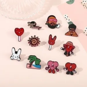 Fashion Pin Cartoon Alloy Enamel Unisex Brooches