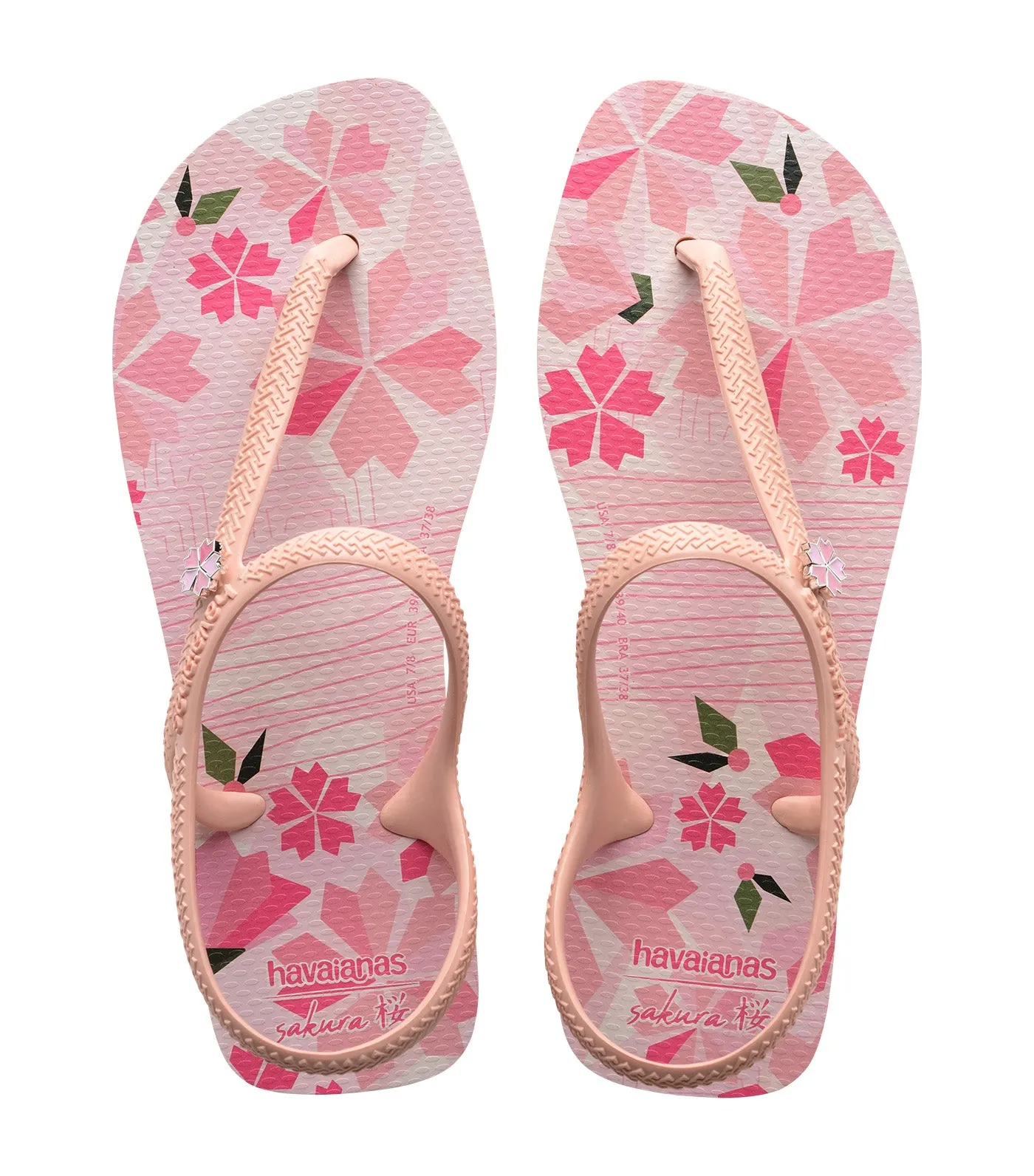 Flash Urban Sakura Flip Flops Ballet Rose