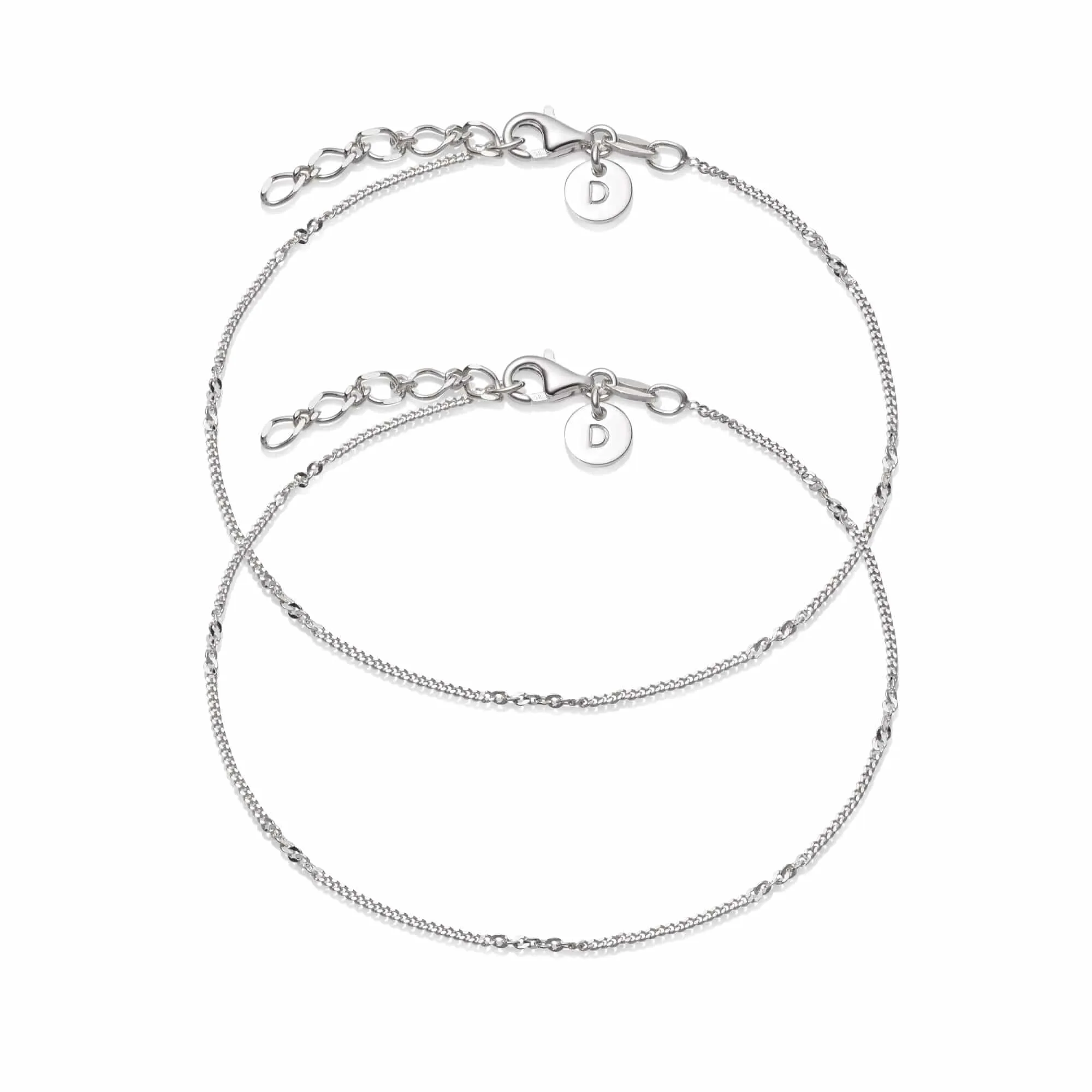 Forever Friendship Bracelet Stack Sterling Silver