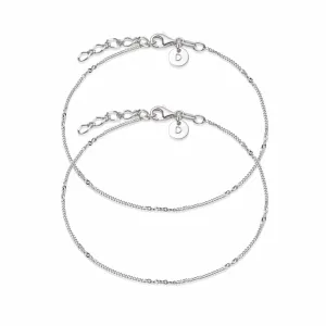 Forever Friendship Bracelet Stack Sterling Silver