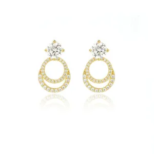 Georgini Goddess Luna Earrings - Gold