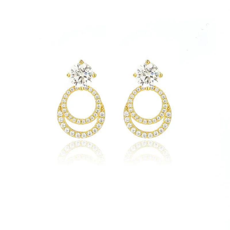 Georgini Goddess Luna Earrings - Gold