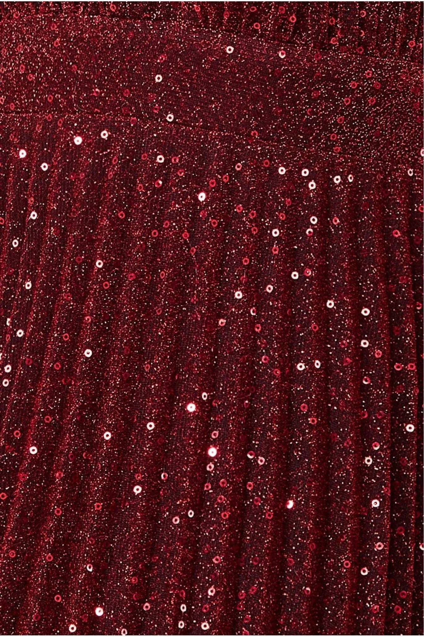 Goddiva Plunge Halterneck Sequin Lurex Maxi - Wine