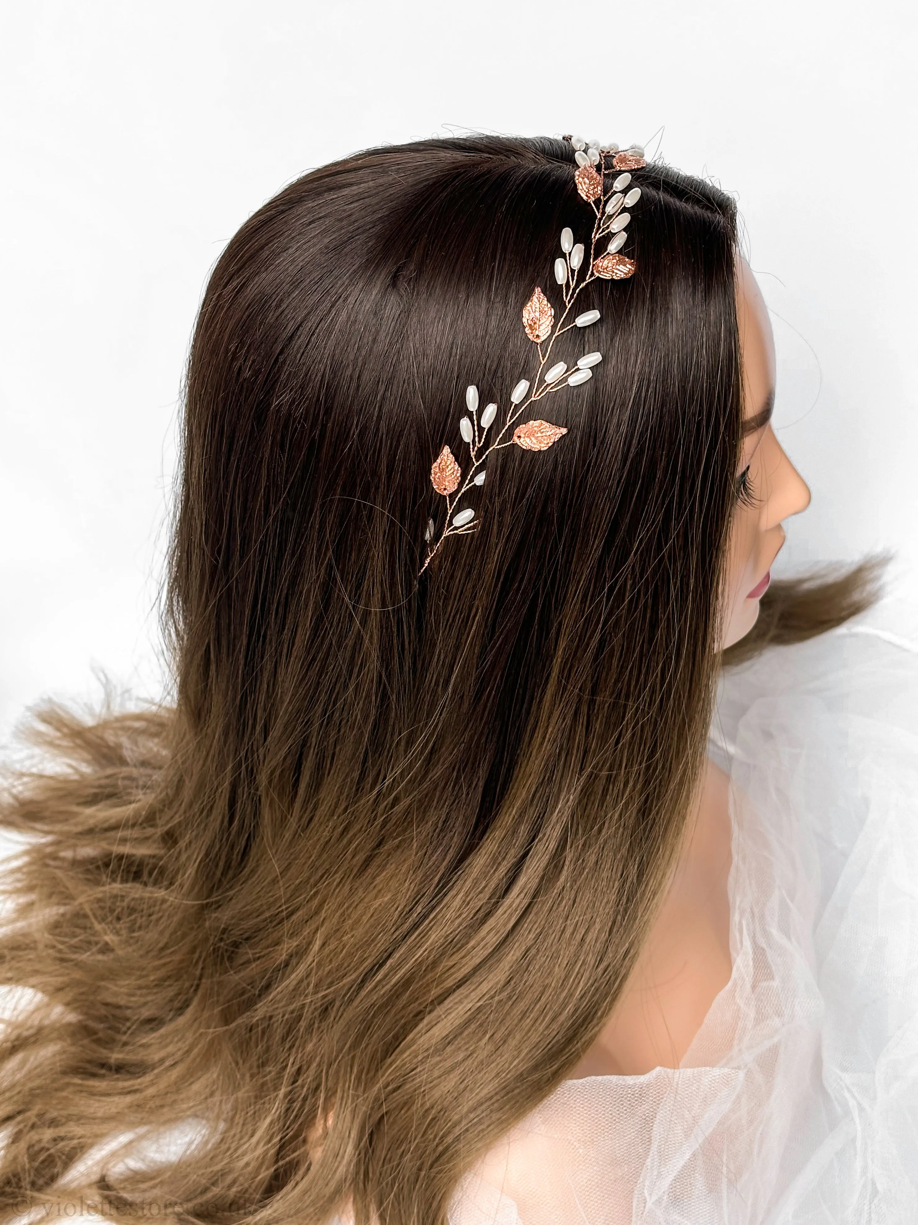 Gold & Rose Gold Hair Vine