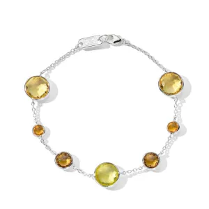 Ippolita 7-Stone Girasole Bracelet in Sterling Silver