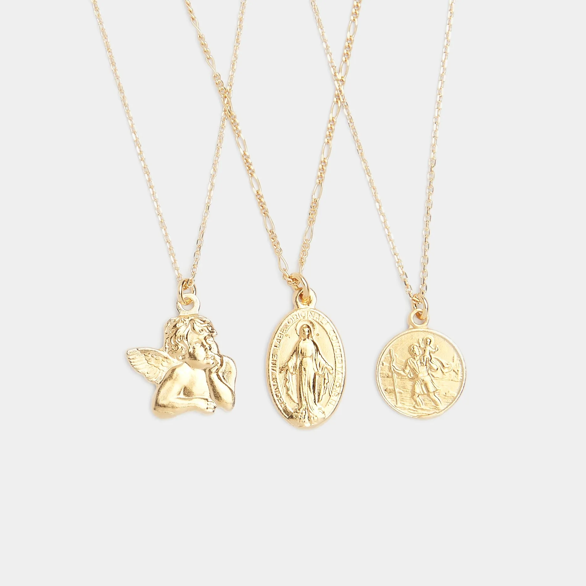 Kris Combo Necklaces in Gold