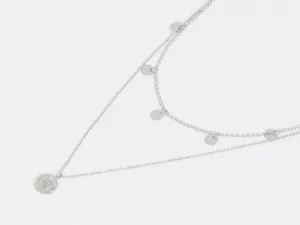 Linette Star Layered Necklace - Silver