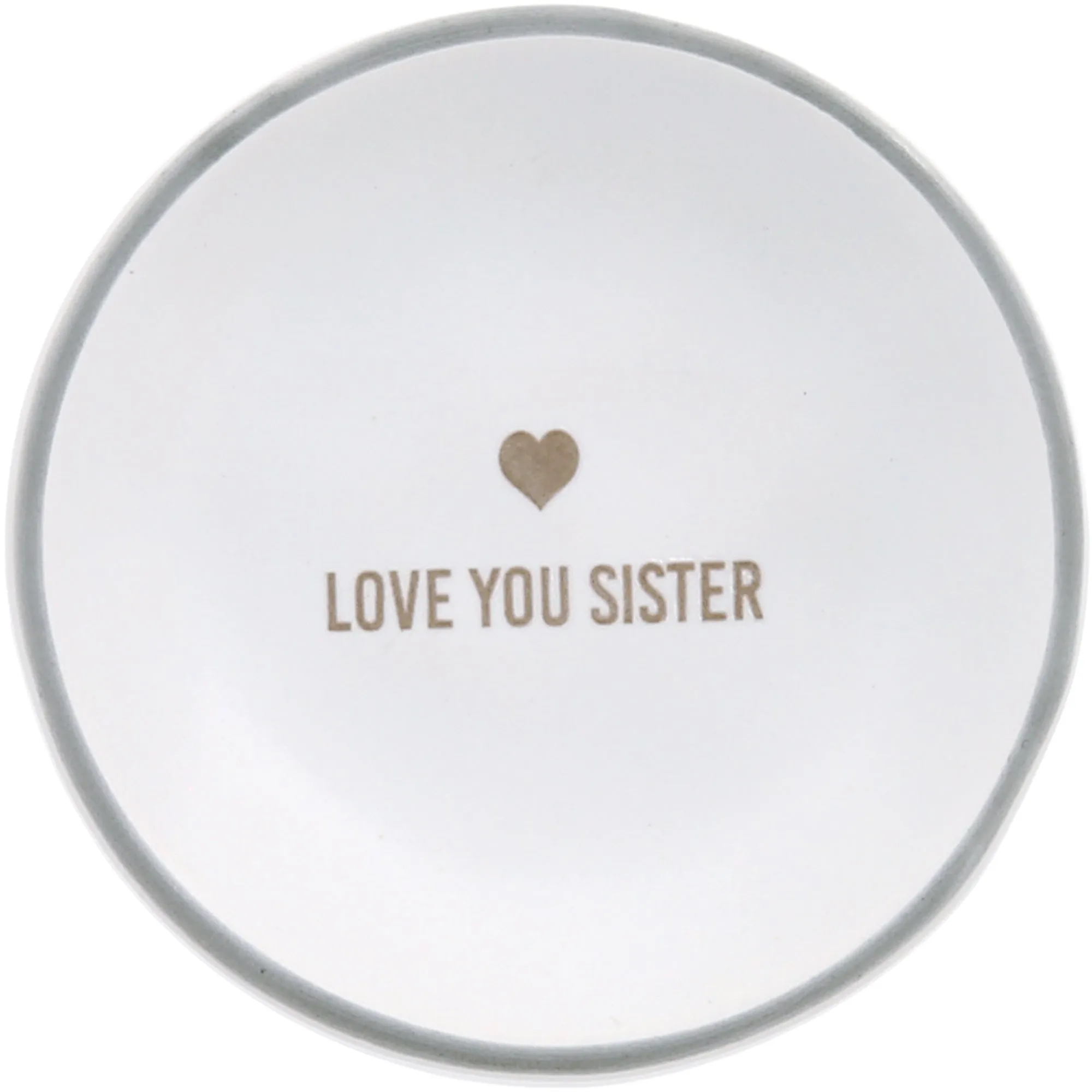 Love You Sister 2.5" Trinket Dish