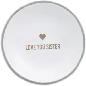 Love You Sister 2.5" Trinket Dish