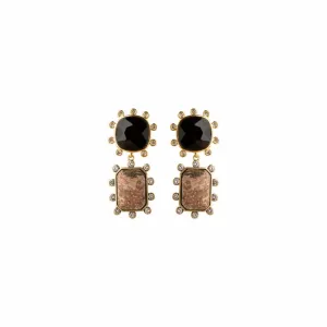 Mignonne Gavigan Fulton Double Drop Earrings in Neutral