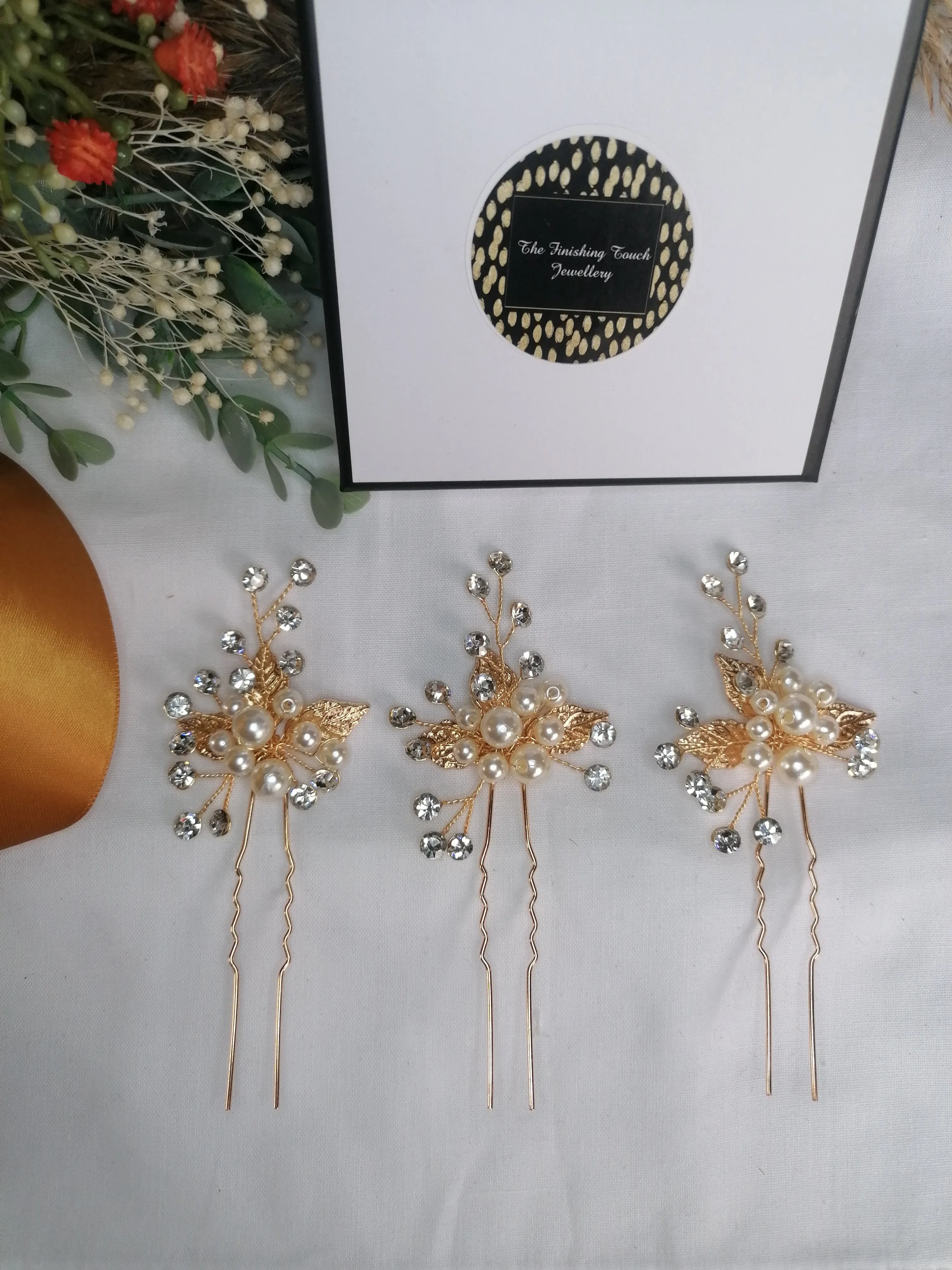 Milan Hair Pins (Gold)