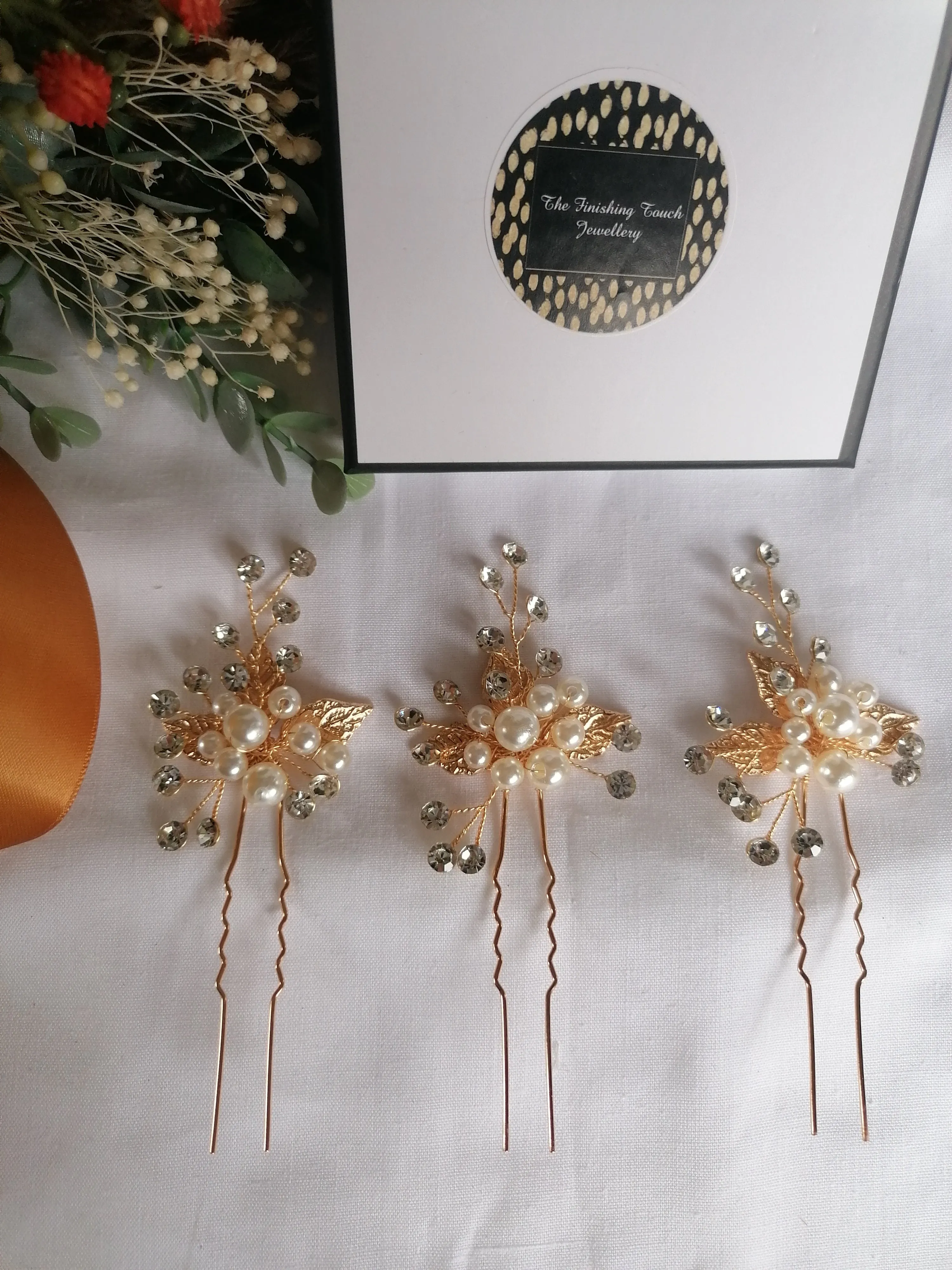 Milan Hair Pins (Gold)