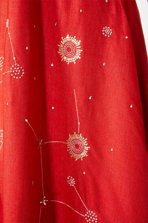 Okhai 'Helios' Embroidered Kurta Pant Dupatta Set