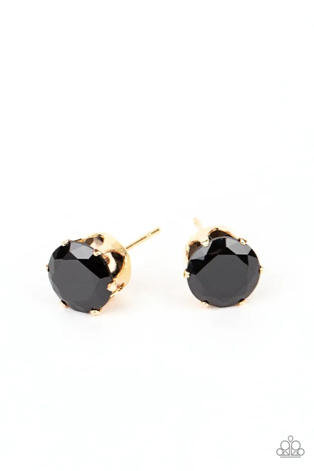 Paparazzi Earring ~ Modest Motivation - Gold