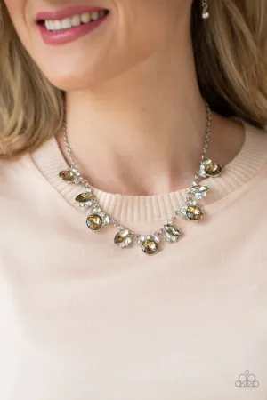 Paparazzi Necklace ~ BLING to Attention - Brown