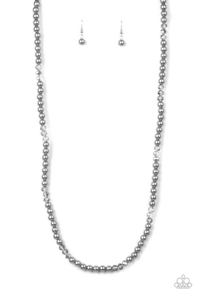 Paparazzi Necklace ~ Girls Have More FUNDS - Silver