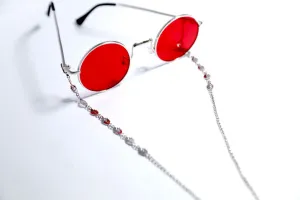 Red vintage glasses