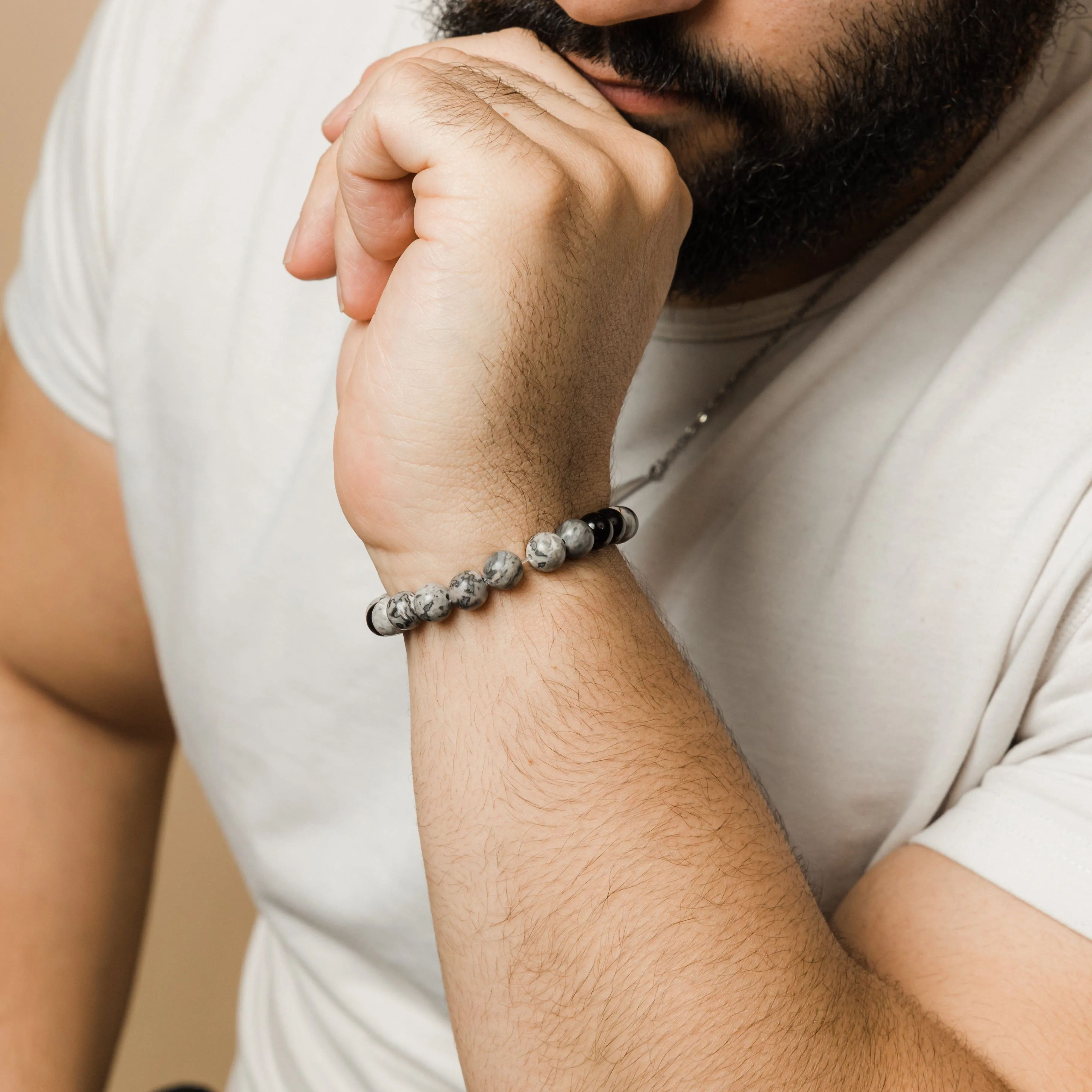 Storm | Stone Bead Bracelet