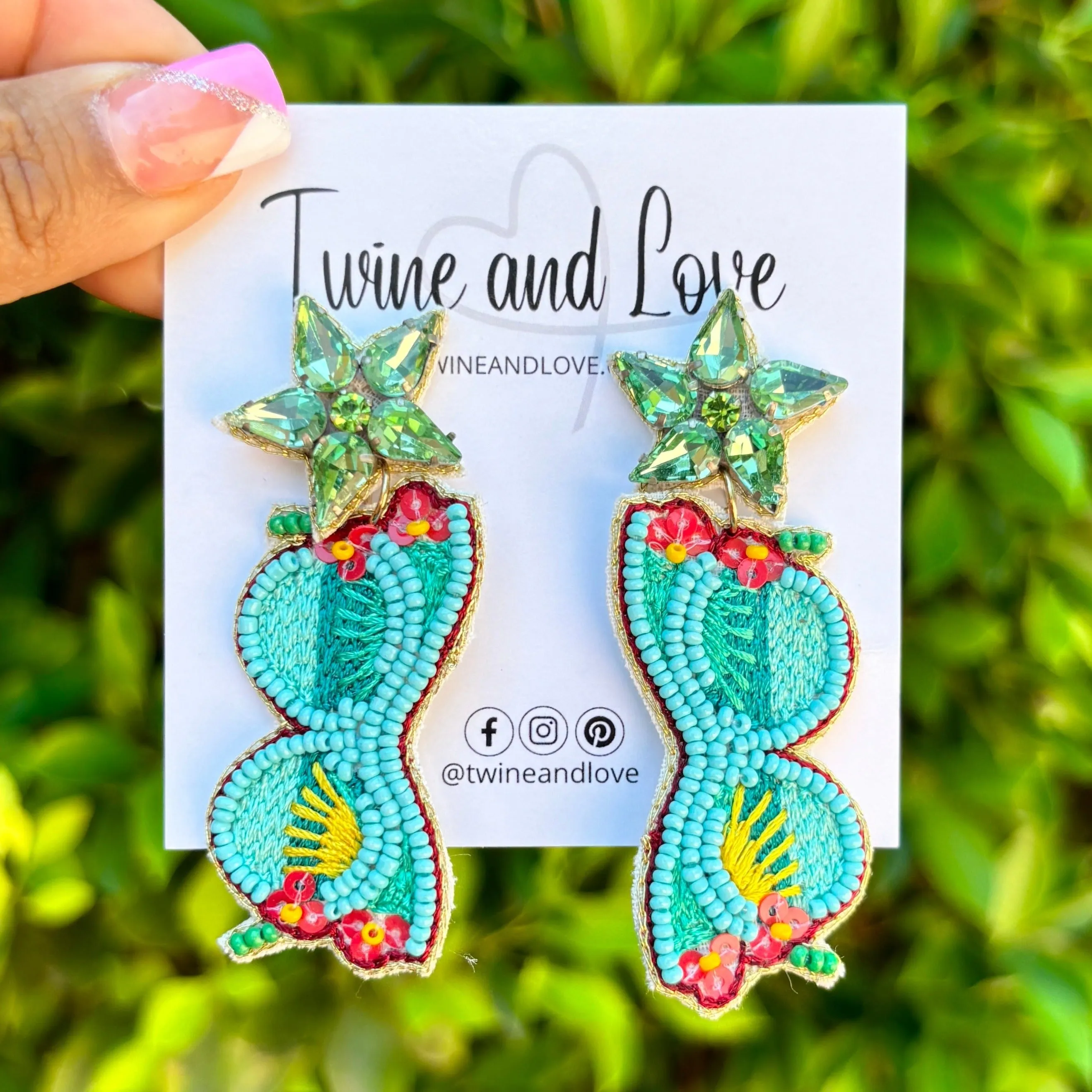 Sunglasses Beaded Earrings