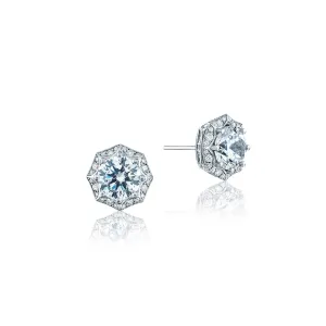 Tacori Art Deco Bloom Stud Earrings FE804RD65