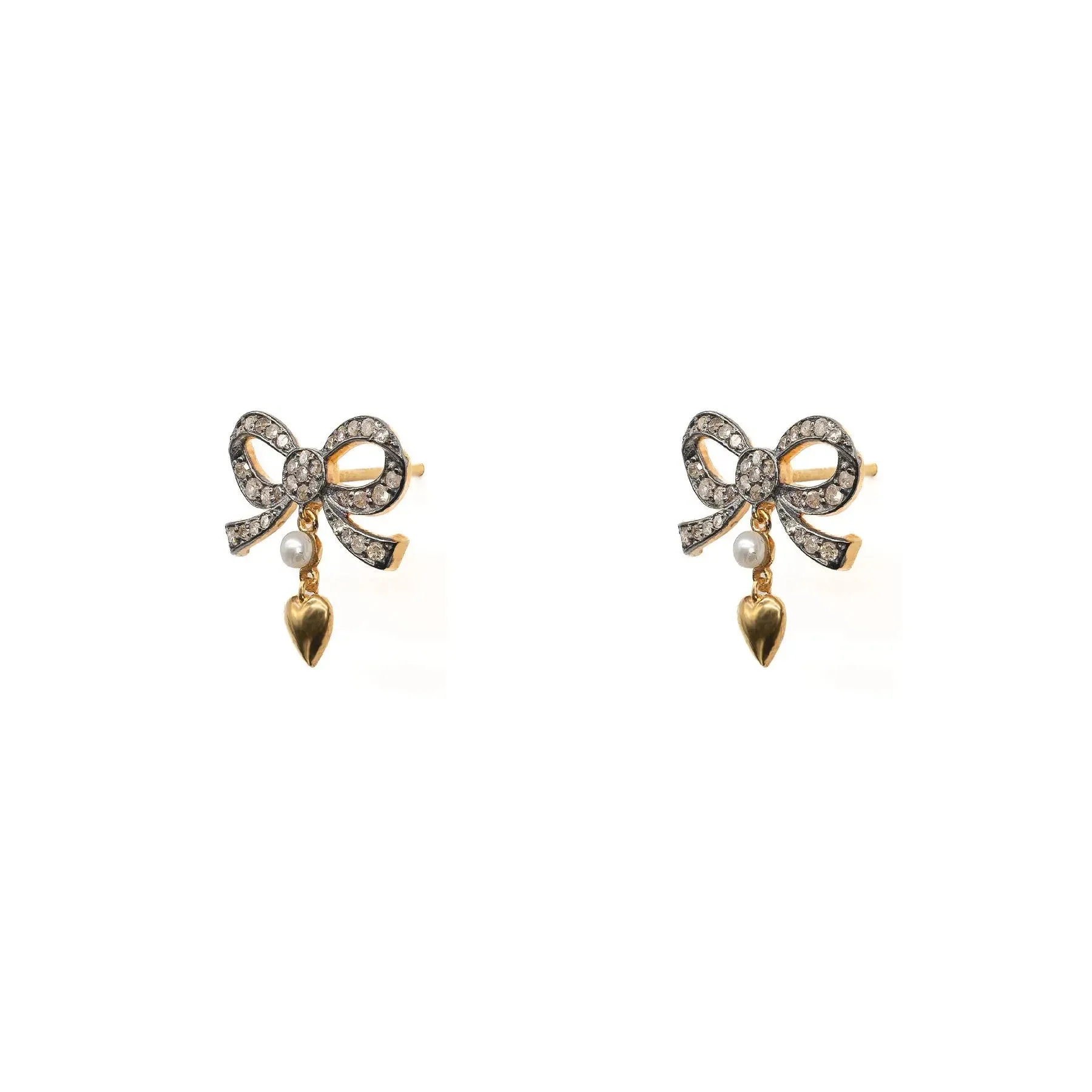 The Elizabeth Diamond Bow Earrings