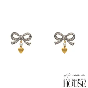 The Elizabeth Diamond Bow Earrings