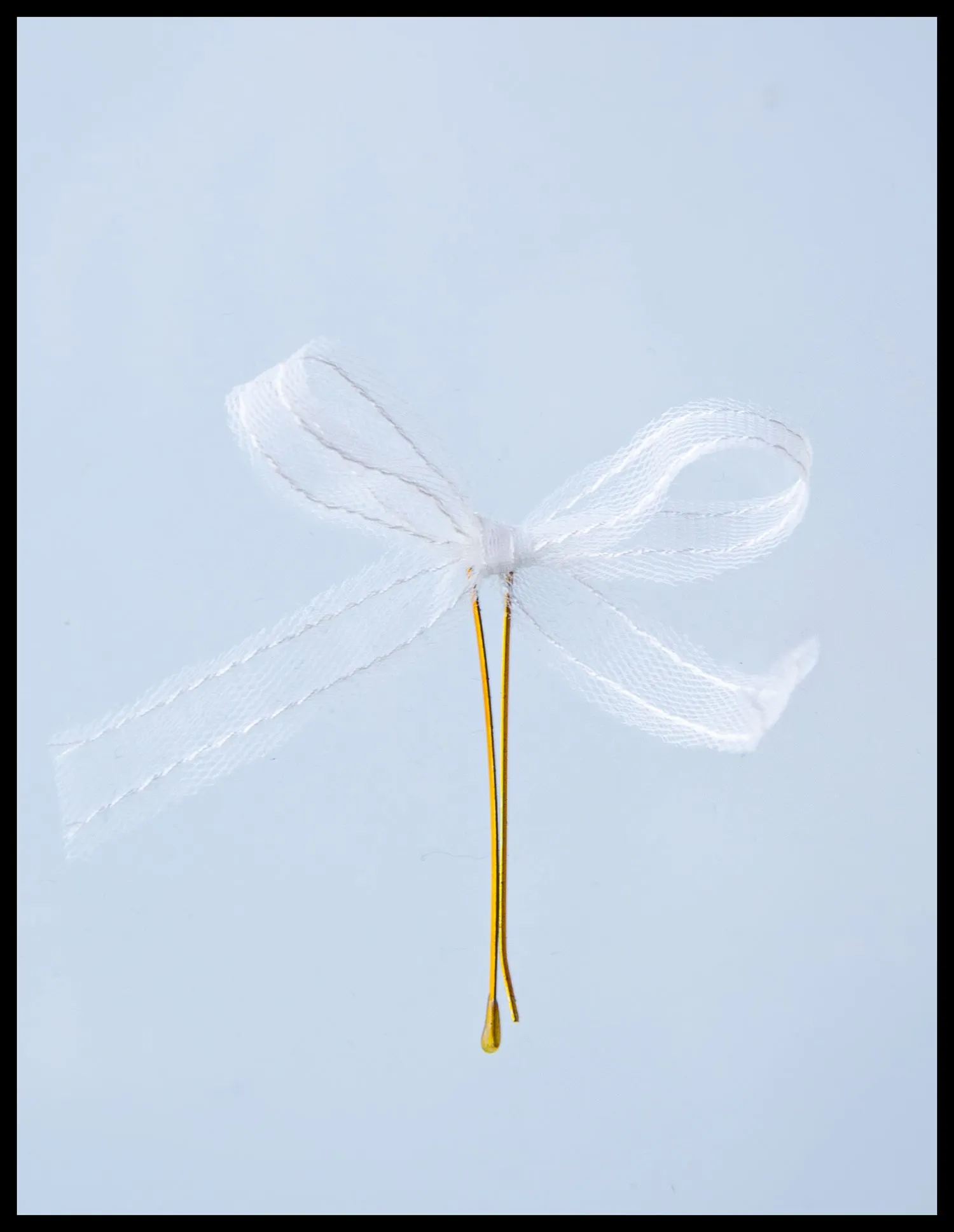 Tulle Bow Bobby Pins - Set of 3